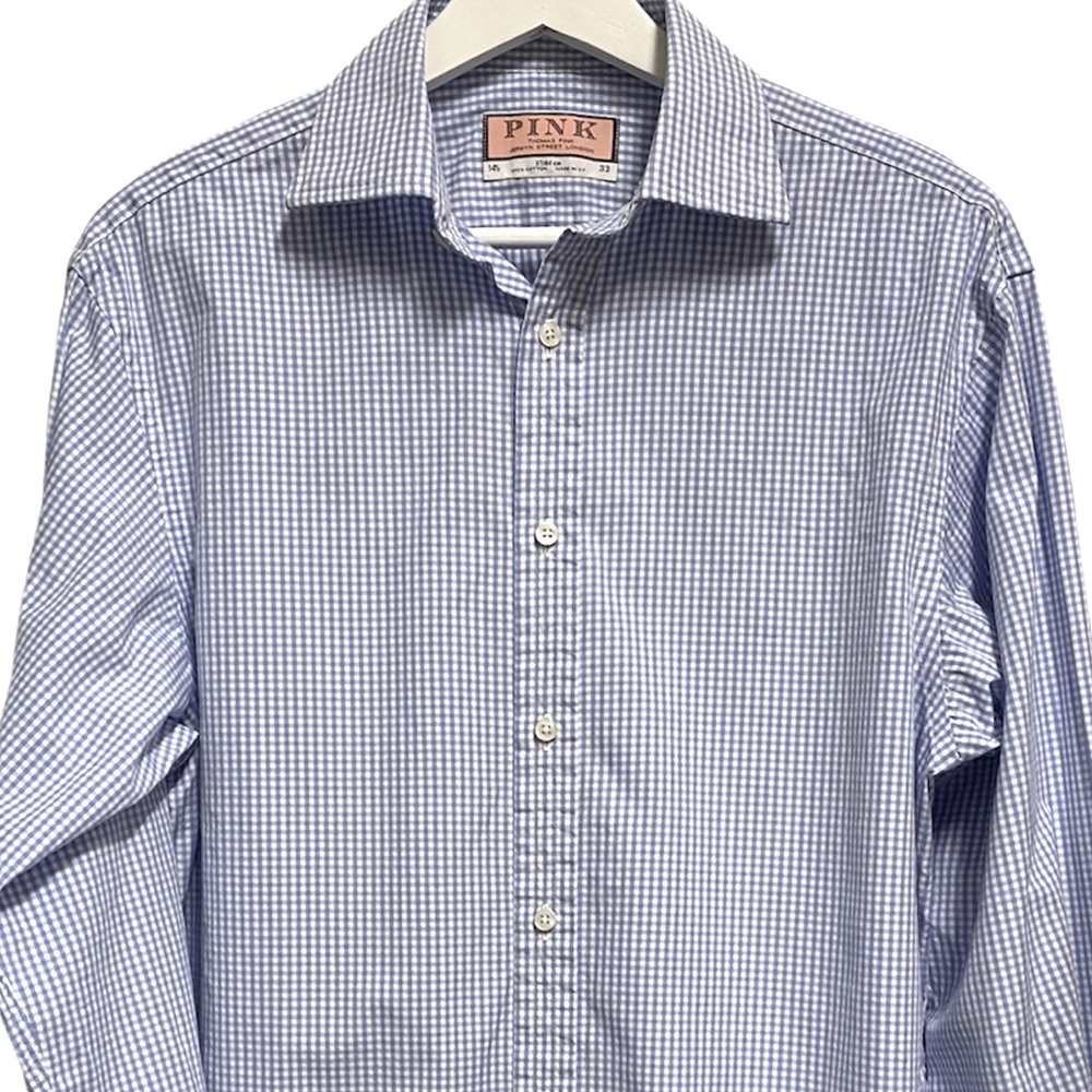 Thomas Pink Button Down Shirt
